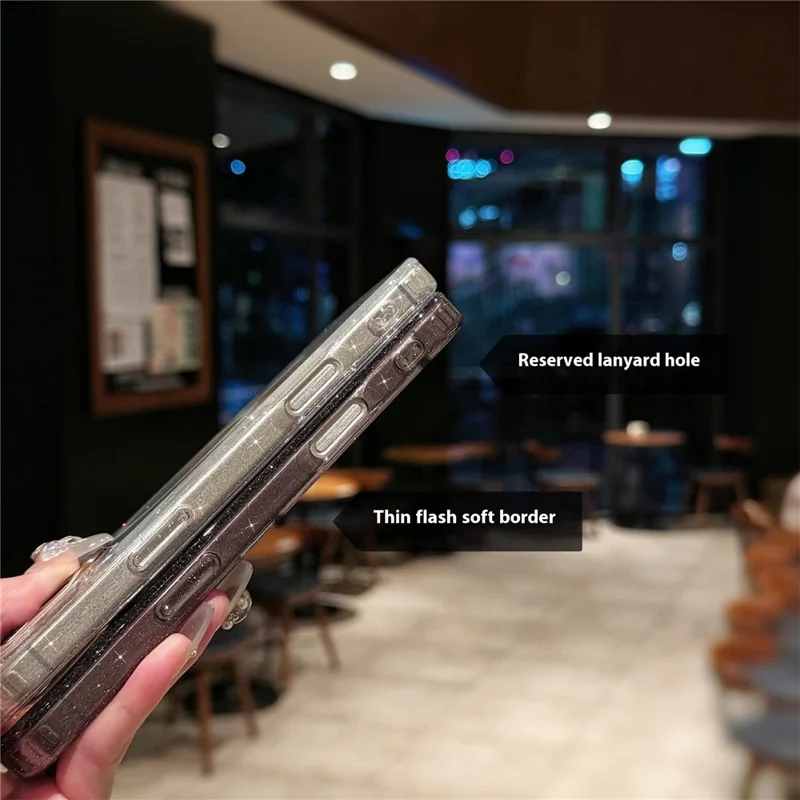 For iPhone 16 Pro Max Case Compatible with MagSafe PC+TPU+Acrylic Anti-Drop IMD Phone Cover - White