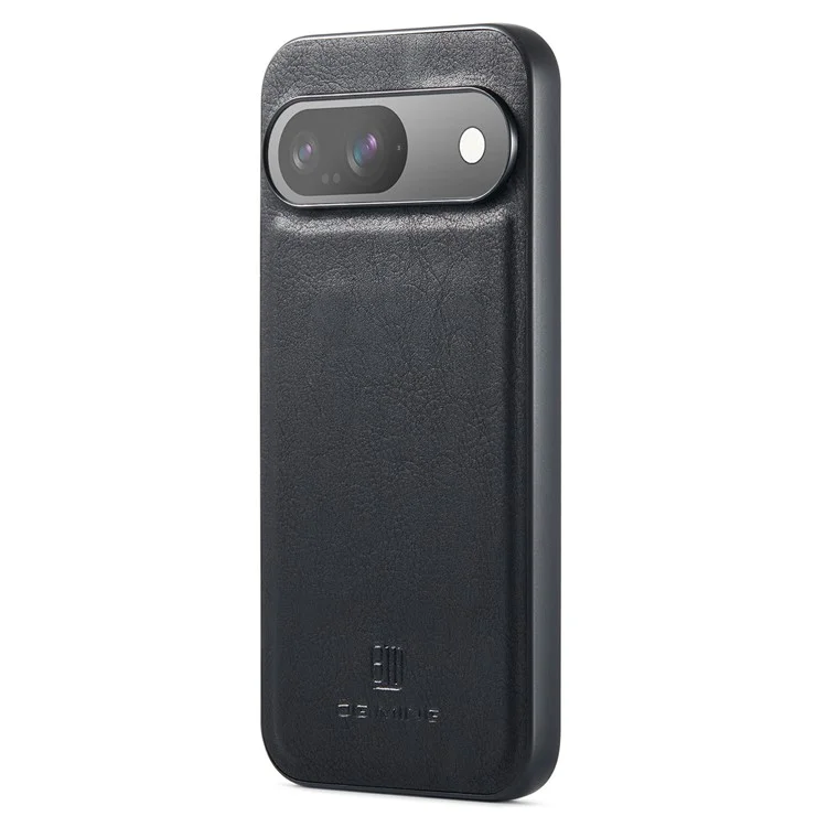 DG.MING per Google Pixel 9 / 9 Pro Case Custodia in pelle divisibile staccabile - Nero