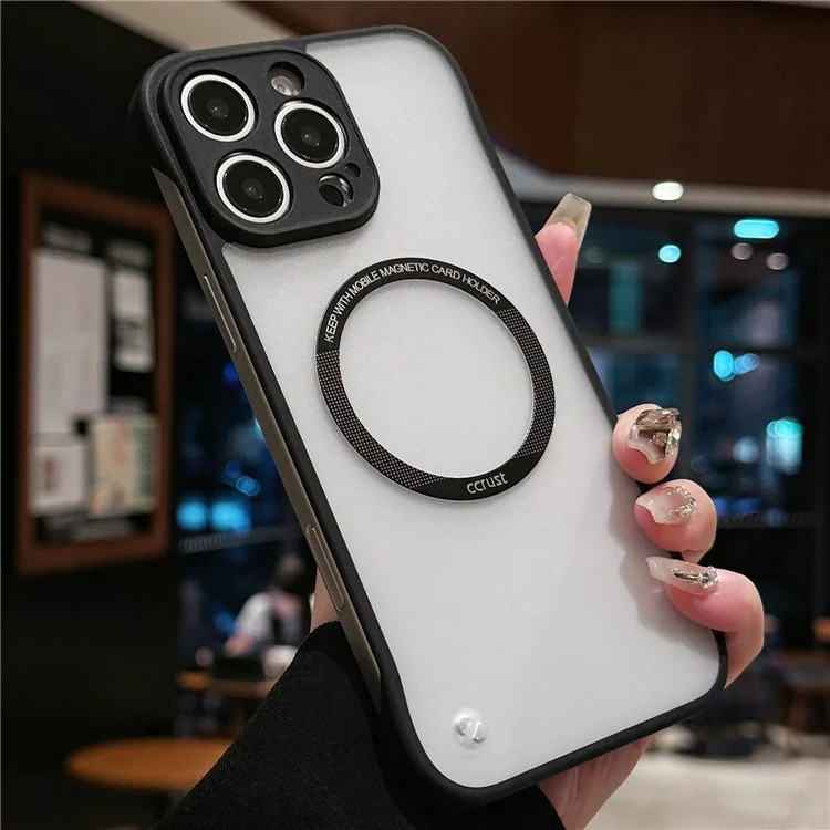 Für Das Iphone 16 Pro Case Kompatibel Mit Magsafe Frameless TPU+PC Matte Telefonschutz