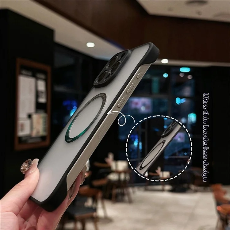 Für Das Iphone 16 Pro Case Kompatibel Mit Magsafe Frameless TPU+PC Matte Telefonschutz