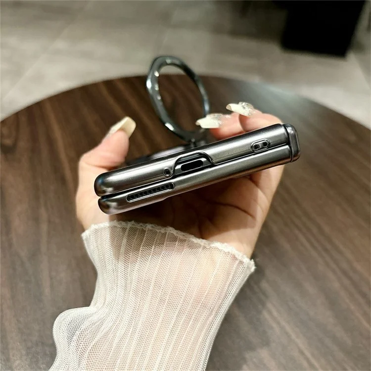Pour Honor Magic V3 5G Étui Lentille Cadre Support Électrolytique PC Étui Transparent pour Téléphone