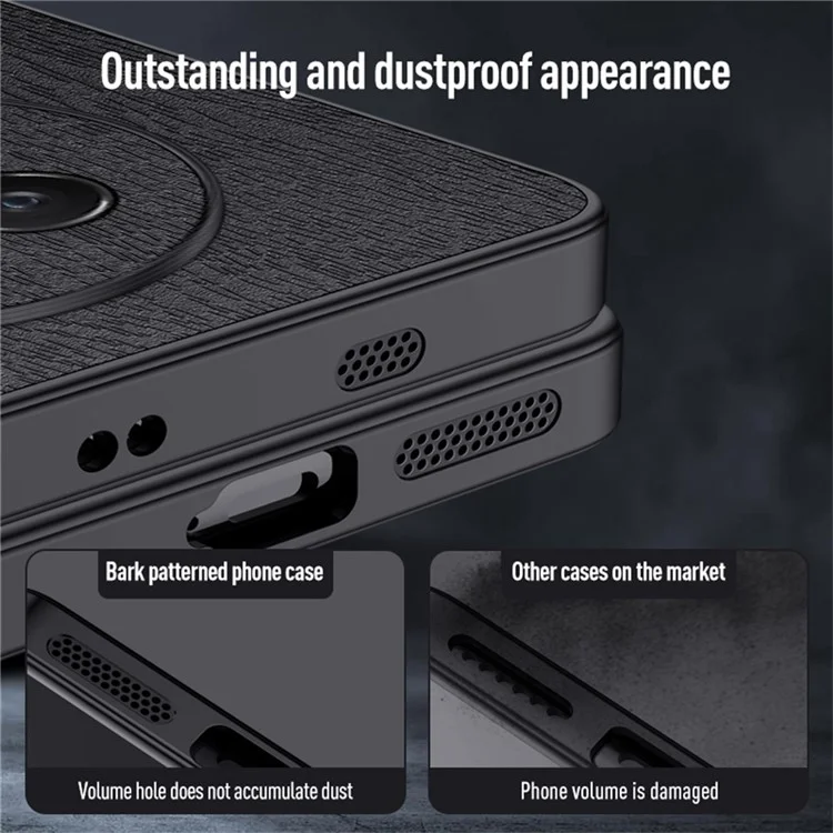 Per Realme 13 Pro+ 5G Case Texture Wood Texture pc Rivestito Pc+ Tpu Pc+ Tpu - Marrone