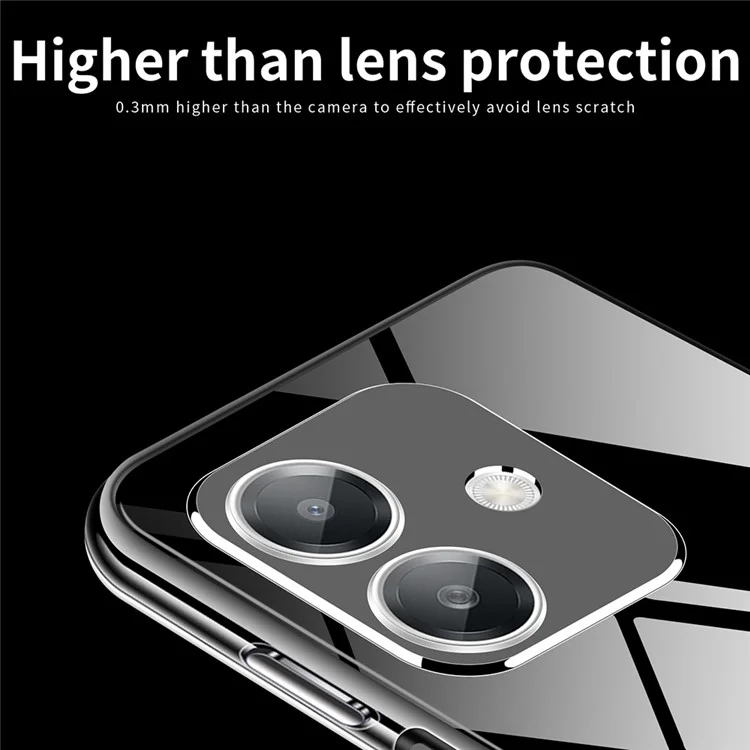 Mofi Para Oppo A3x 4g de Estojo Anti-arranhão Tampa de Telefone Tpu Transparente TPU