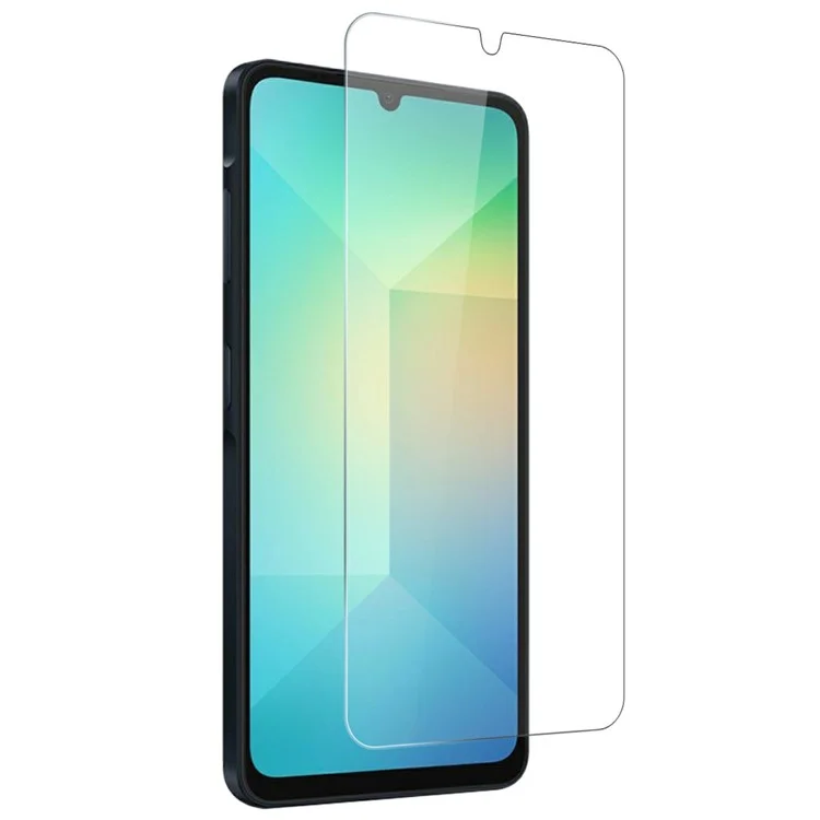 NORTHJO Para Samsung Galaxy A06 Funda Transparente de TPU Suave Cubierta de Teléfono con Protector de Pantalla de Vidrio Templado