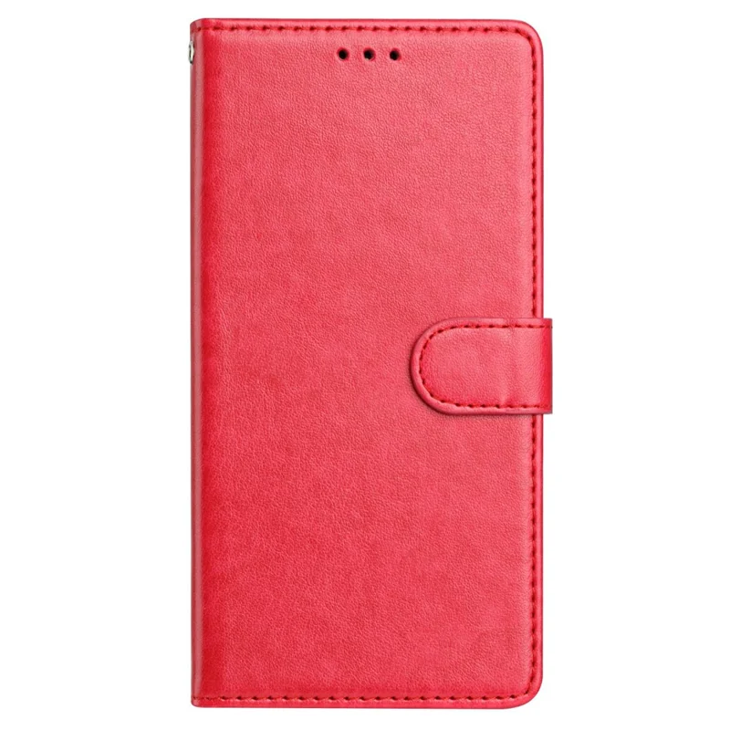 For Samsung Galaxy A25 5G (Global) (161.0 x 76.5 x 8.3mm) Leather Phone Case Wallet Stand Cover with Handy Strap - Rose