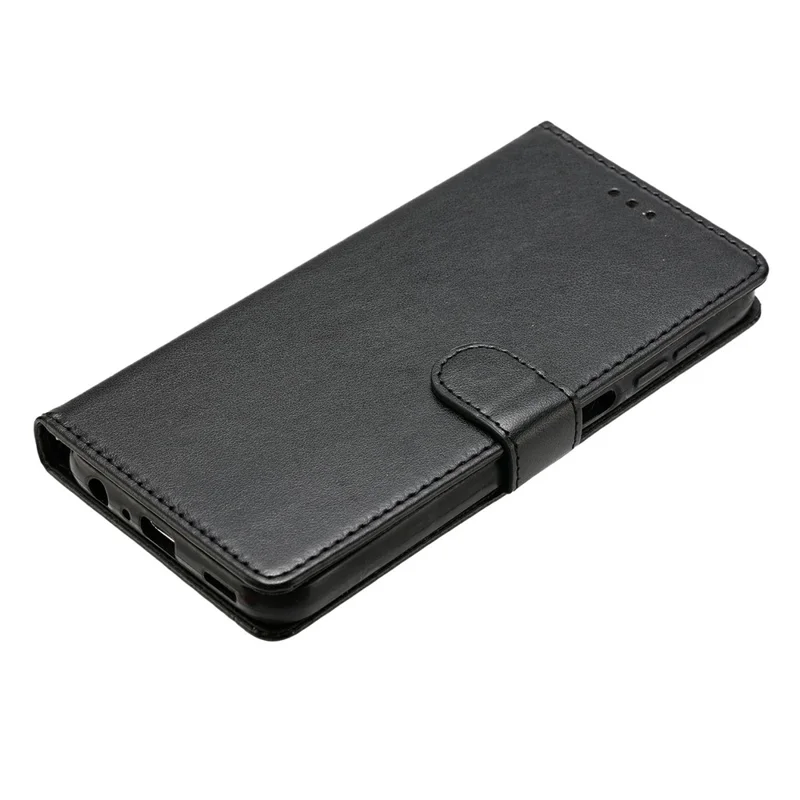 For Honor 200 Pro 5G Leather Phone Case Wallet Stand Cover with Handy Strap - Black