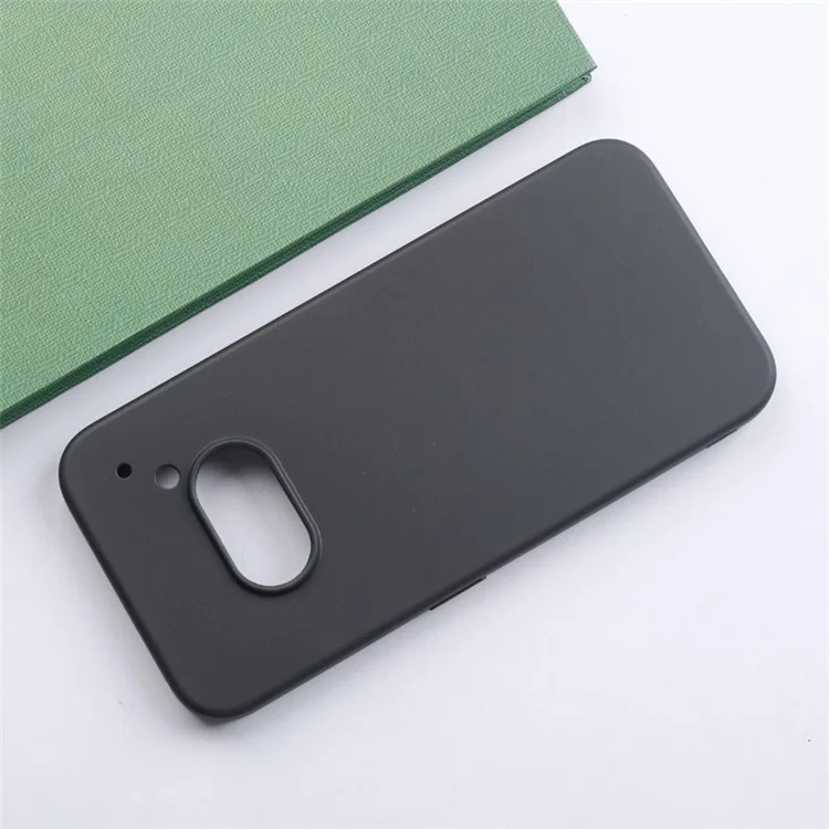 WANLONFENG MS Series for Nothing Phone (2a) TPU Case Matte Cover with Screen Film (Big Lens Hole)