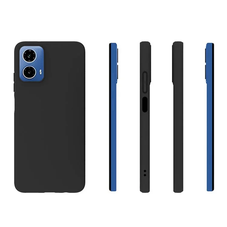 Serie Wanlonfeng MS Para Motorola Moto G45 5G / G34 5G Case TPU Cubierta Mate Con Película de Pantalla (agujero de Lente Grande)