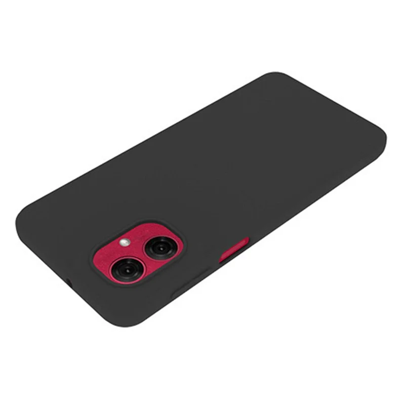 WANLONFENG MS Series per Motorola Moto G55 5G Custodia TPU Matte Cover con Pellicola Schermo (Foro Obiettivo Grande)