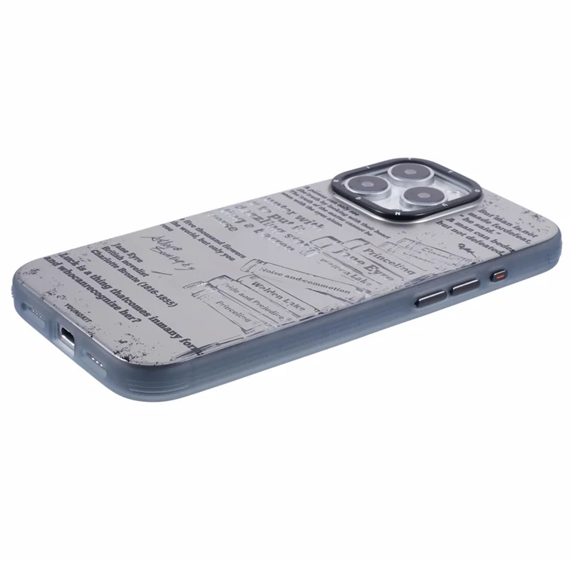 Serie Letterarie Youngkit Per Iphone 16 Pro Magnetic Case IMD TPU Cover - Collezione Classica