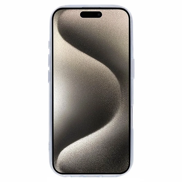 KIGC Para Iphone 15 Pro Clear Case TPU+PC Protective Protective Shock -phone Telephip