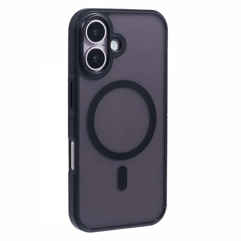 X-LEVEL For iPhone 16 Plus Case Compatible with MagSafe PC+TPU Matte Phone Cover - Black