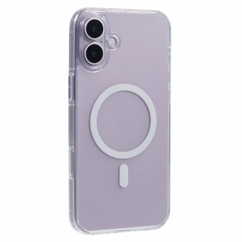 X-LEVEL For iPhone 16 Plus Case Compatible with MagSafe PC+TPU Matte Phone Cover - Transparent
