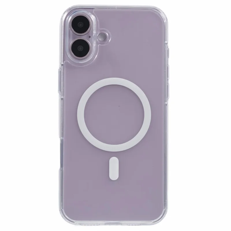 X-LEVEL For iPhone 16 Plus Case Compatible with MagSafe PC+TPU Matte Phone Cover - Transparent