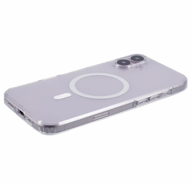 X-LEVEL For iPhone 16 Plus Case Compatible with MagSafe PC+TPU Matte Phone Cover - Transparent