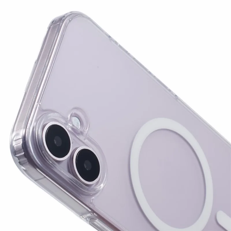 X-LEVEL For iPhone 16 Plus Case Compatible with MagSafe PC+TPU Matte Phone Cover - Transparent