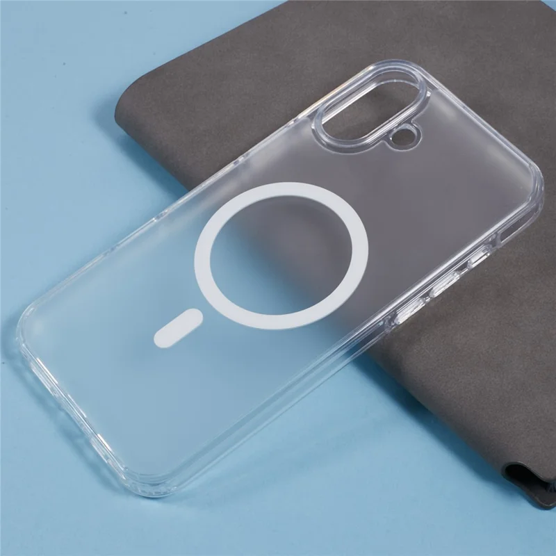 X-LEVEL For iPhone 16 Plus Case Compatible with MagSafe PC+TPU Matte Phone Cover - Transparent