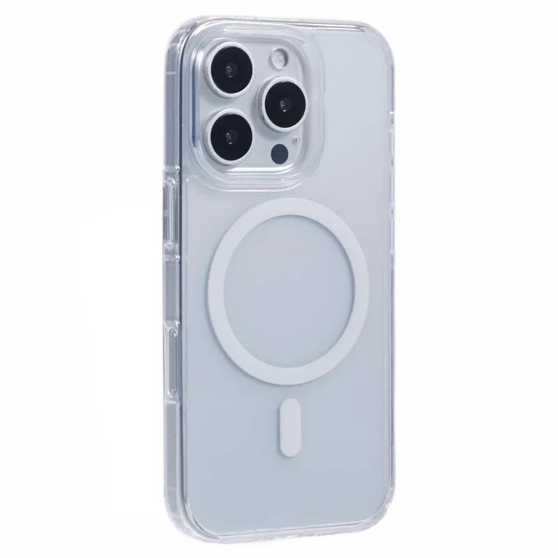 X-LEVEL For iPhone 16 Pro Max Case Compatible with MagSafe PC+TPU Matte Phone Cover - Transparent