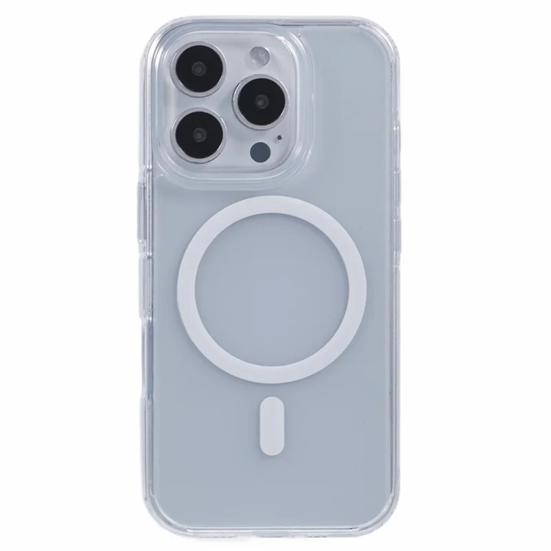 X-LEVEL For iPhone 16 Pro Max Case Compatible with MagSafe PC+TPU Matte Phone Cover - Transparent