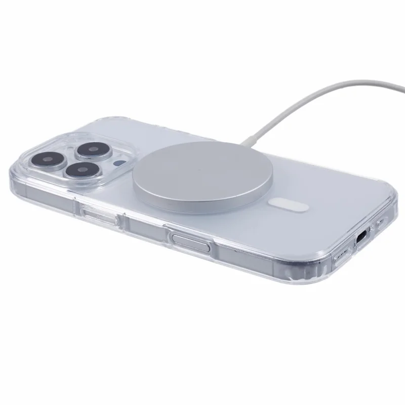 X-LEVEL For iPhone 16 Pro Max Case Compatible with MagSafe PC+TPU Matte Phone Cover - Transparent