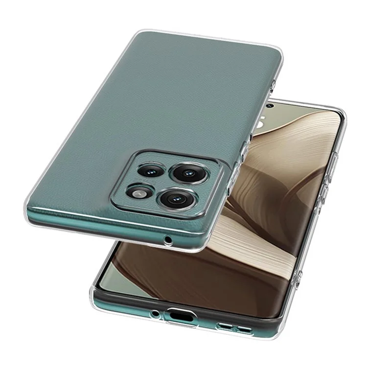 Für Motorola Edge 50 5G Case Ultra-Dünnes, flexibles TPU-Klar-Handy-Cover