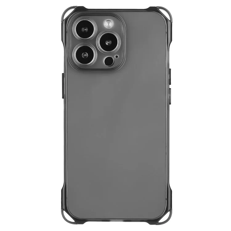 Para Iphone 16 Pro Max TPU Case Four Corner a Prueba de Gotas Traseras - Negro