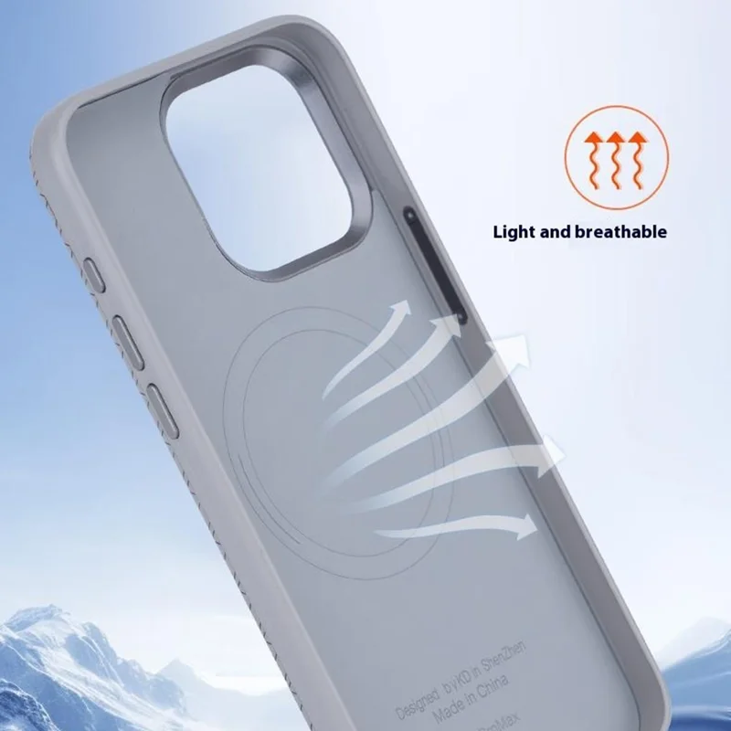 Для Iphone 16 Pro Case, Совместимый с Magsafe Anti-Drop Pu+tpu. Геометрический Шаблон Телефона Tpu - Синий