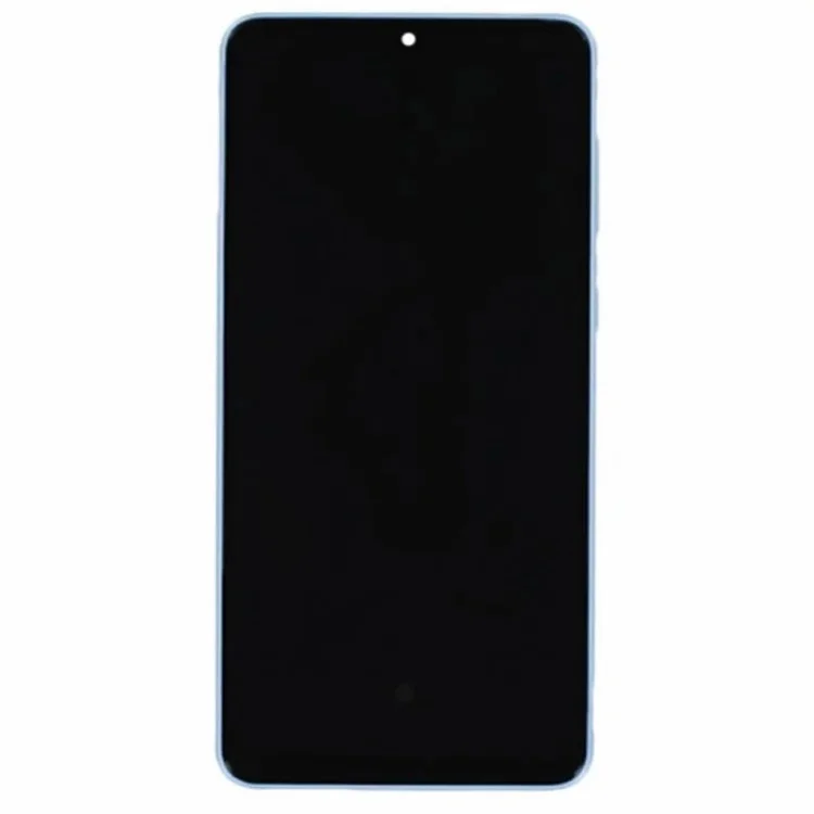 Für Samsung Galaxy A55 5G A556 6,6 Zoll OEM Grad S Amoliertes Bildschirm Und Digitalisiererbaugruppe + Rahmen (ohne Logo) - Eisblau