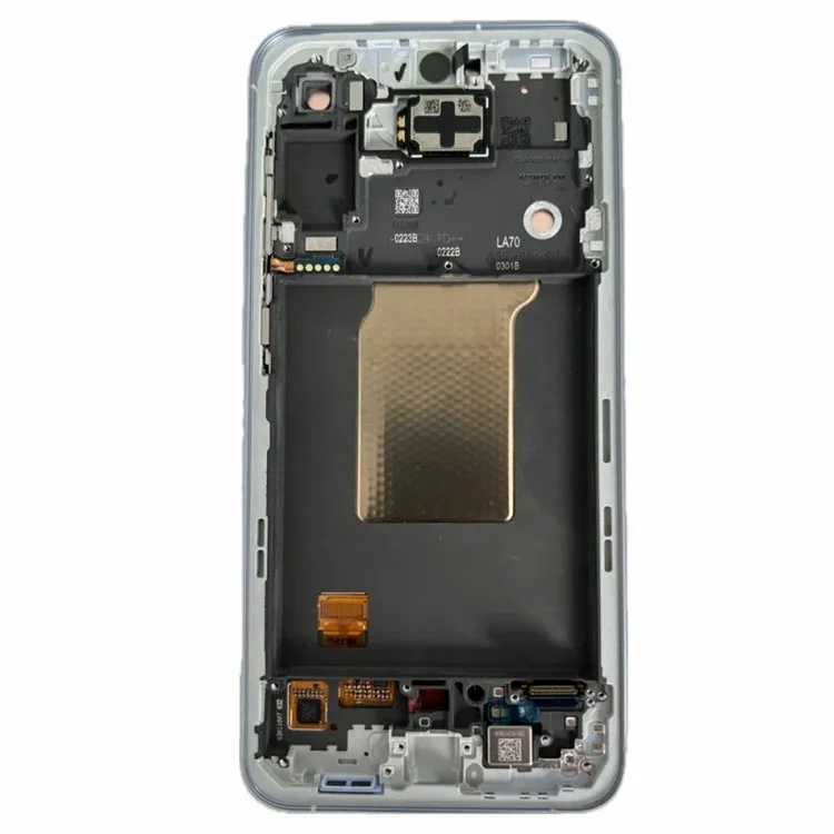 Für Samsung Galaxy A55 5G A556 6,6 Zoll OEM Grad S Amoliertes Bildschirm Und Digitalisiererbaugruppe + Rahmen (ohne Logo) - Eisblau