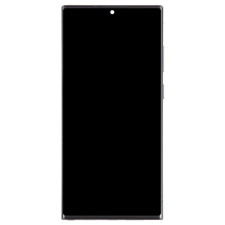 Pour Samsung Galaxy S23 Ultra S918 6,8 Pouces Écran AMOLED OEM de Grade S et Numériseur + Cadre (sans Logo) - Noir