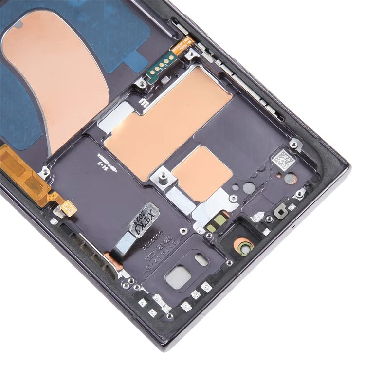Pour Samsung Galaxy S23 Ultra S918 6,8 Pouces Écran AMOLED OEM de Grade S et Numériseur + Cadre (sans Logo) - Noir