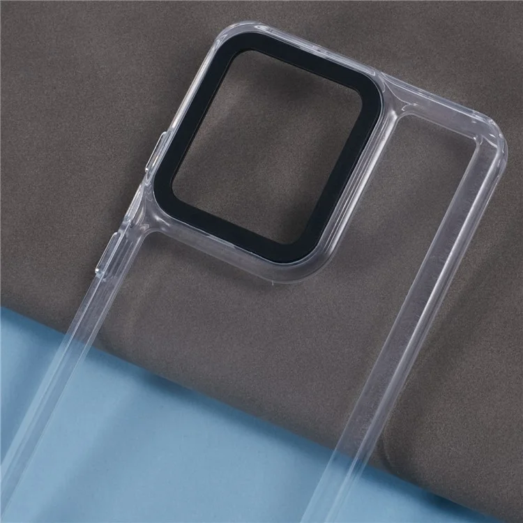 Para Motorola Edge 40 Neo 5G Clear Case PC+TPU Hybrid Cover Cover - Transparente
