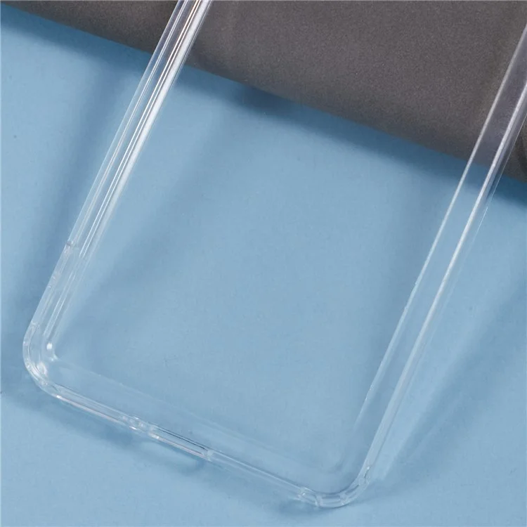 Para Motorola Edge 40 Neo 5G Clear Case PC+TPU Hybrid Cover Cover - Transparente