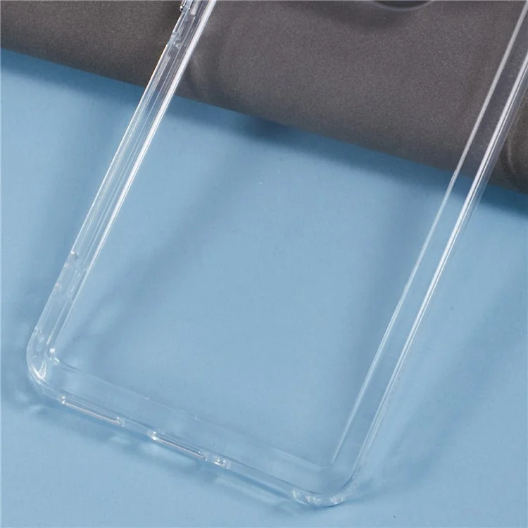 Para Motorola Edge 50 Pro 5g Casa de Telefone Transparente PC+TPU Hybrid Back Cover - Transparente