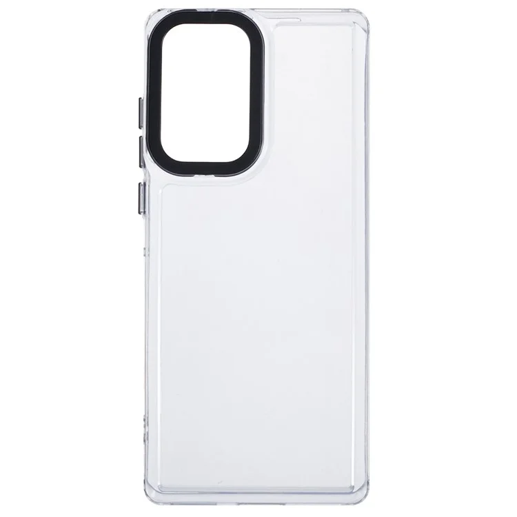 Pour Motorola Edge 50 Fusion 5G Clear Phone Case pc + Tpu Hybrid Back Cover - Transparent