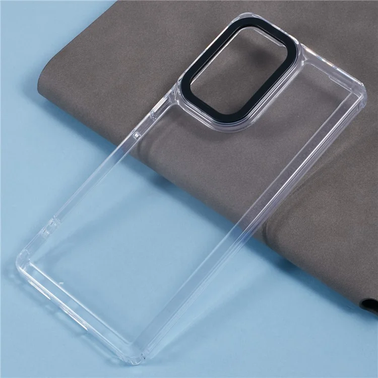 Pour Motorola Edge 50 Fusion 5G Clear Phone Case pc + Tpu Hybrid Back Cover - Transparent
