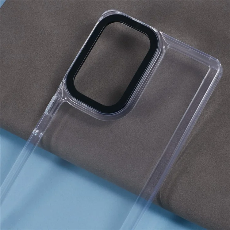 Pour Motorola Edge 50 Fusion 5G Clear Phone Case pc + Tpu Hybrid Back Cover - Transparent