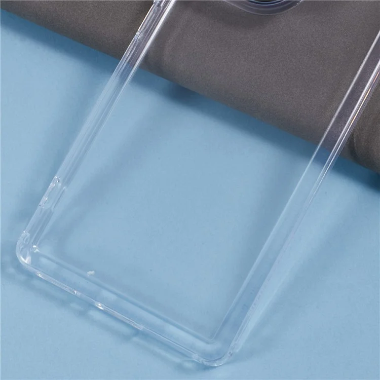 Pour Motorola Edge 50 Fusion 5G Clear Phone Case pc + Tpu Hybrid Back Cover - Transparent