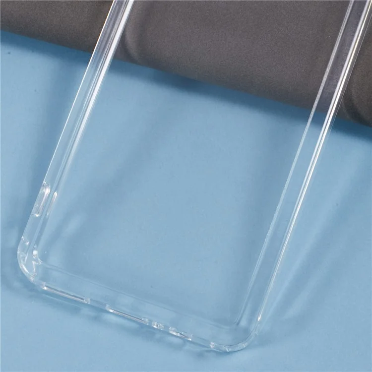 For Motorola Moto G54 5G Clear Phone Case PC+TPU Hybrid Back Cover - Transparent