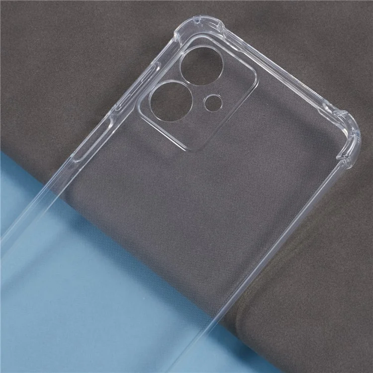 Para Motorola Moto G14 Case 4G Esquina Reforzada TPU TPU Clear Telephip Con Cordón