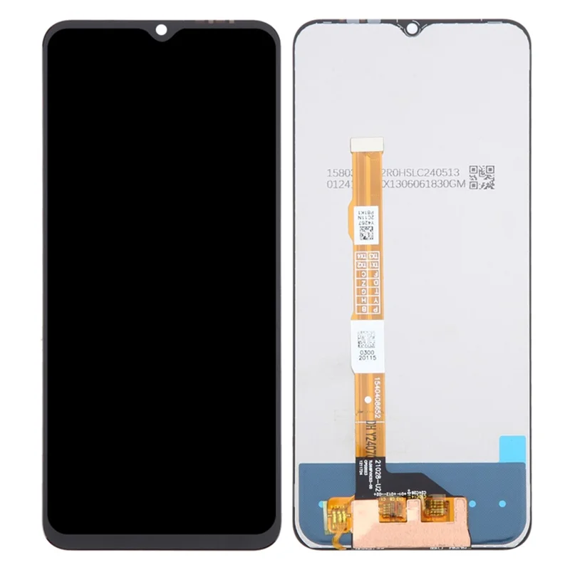 Część z ekranem LCD i zestawem digitizera klasy B do vivo Y54s (bez logotypu)