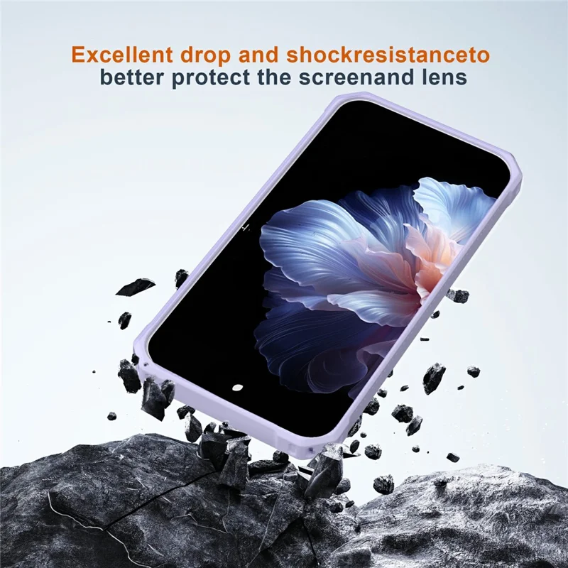 For Google Pixel 9 Pro XL Magnetic Case Protective TPU+PC Hybrid Phone Cover - Light Purple