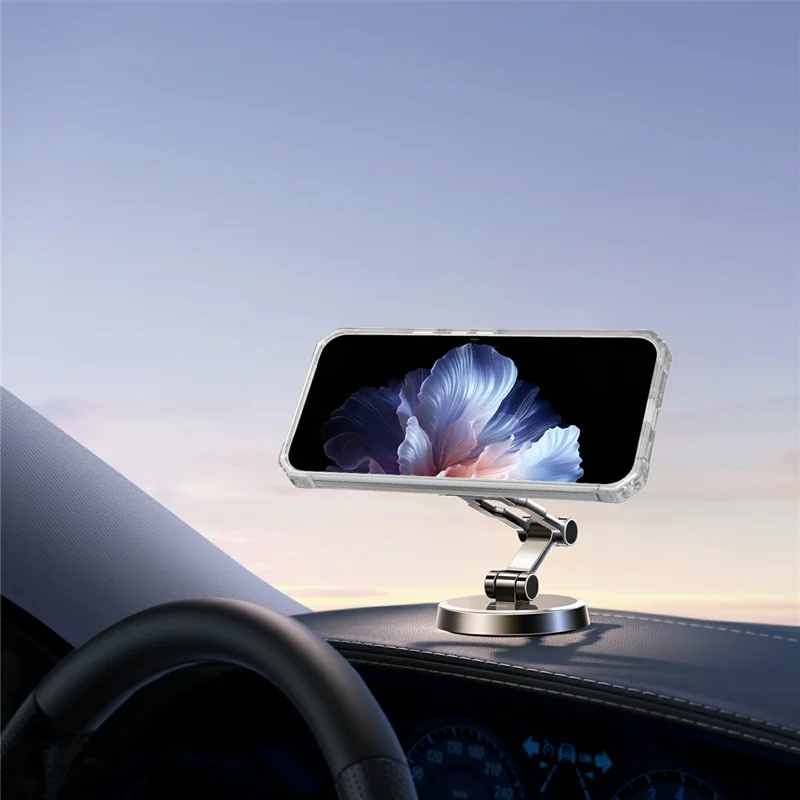 For Google Pixel 9 / 9 Pro Magnetic Case Protective TPU+PC Hybrid Phone Cover - Clear