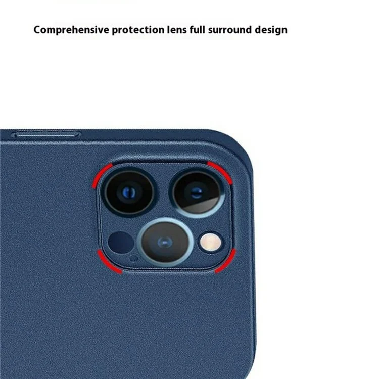 KZDOO Air Skin Series for iPhone 16 Pro Case Frosted Back Ultra Thin PP Phone Cover - Navy Blue
