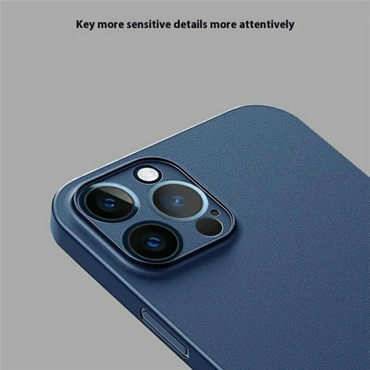 KZDOO Air Skin Series for iPhone 16 Pro Case Frosted Back Ultra Thin PP Phone Cover - Navy Blue