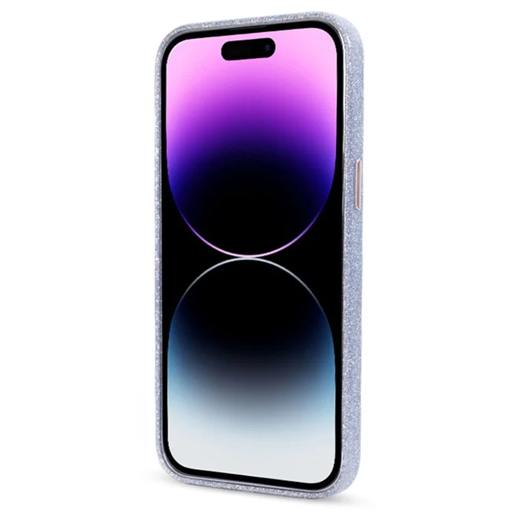 Serie Kzdoo Sparkle Para Iphone 16 Pro Max Case TPU+PC Shining Anti-Drop Phone Protector - Azul