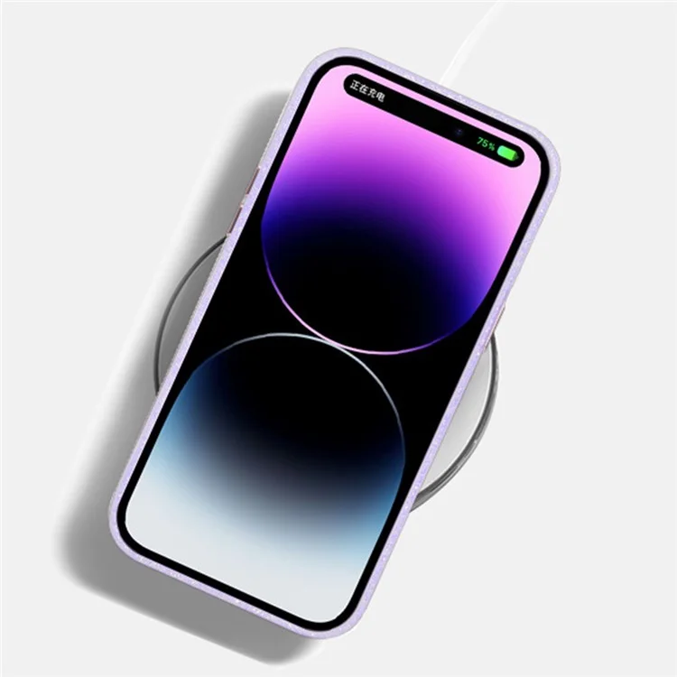 Serie Kzdoo Sparkle Para Iphone 16 Pro Max Case TPU+PC Shining Anti-Drop Phone Protector - Azul