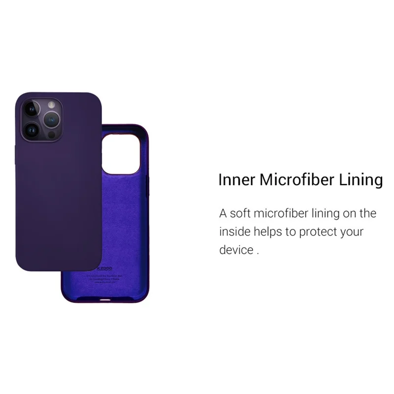 Kzdoo Incoat Для Iphone 16 Pro Max Case Food-Grade Liquid Silicone Phone Shell - Красный
