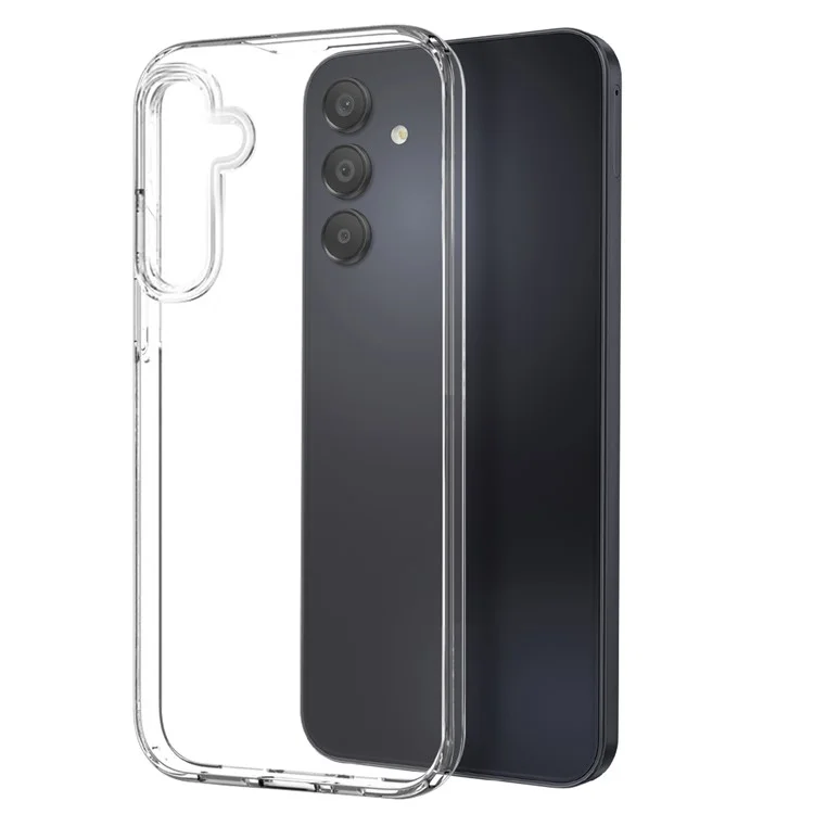 NORTHJO Para Samsung Galaxy A16 5G / A16 4G Carcasa Transparente Suave de TPU Funda con Protector de Pantalla de Vidrio Templado
