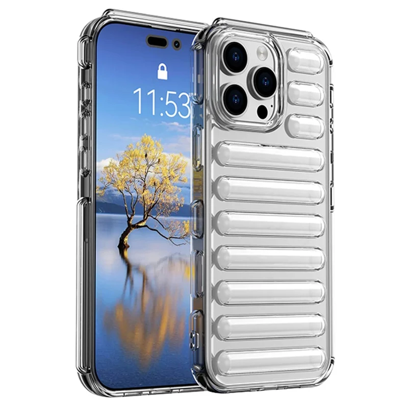 Capsule Series for iPhone 16 Pro Max Case Protective TPU Phone Cover - Transparent